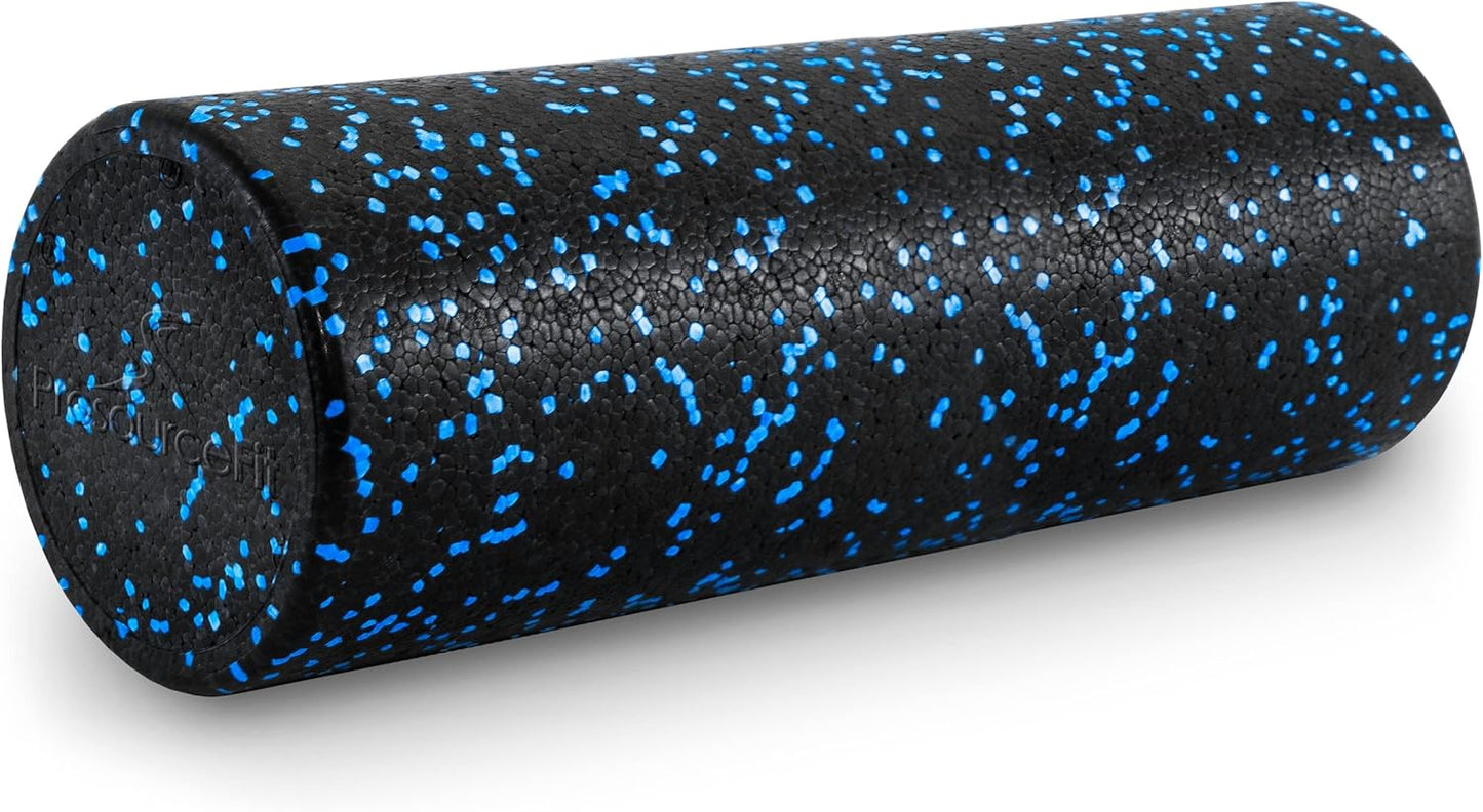 ProsourceFit High Density Foam Rollers 36 - inches Long, Firm Full Body Athletic Massage Tool for Back Stretching, Yoga, Pilates, Post Workout Muscle Recuperation, Black