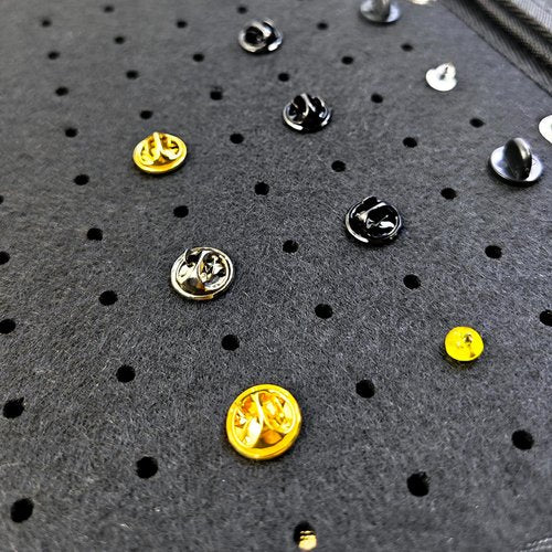 miiinaps Black 6 Binder Enamel Pin Display Bag,Pin Books For Collectors,Pins Board Storage Organization Box Can Holds Pins, Brooches,Paper Clips,Sports medal.(Black 6 Binder,Without Accessories)
