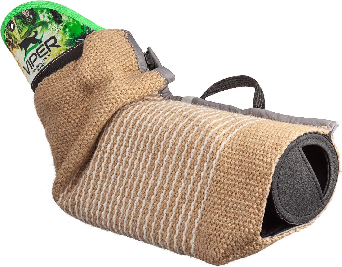 Viper Multi Level Dog Bite Sleeve with 3-Way Adjustable Bite Bar - Left Hand (Sleeve with Synthetic Cover)