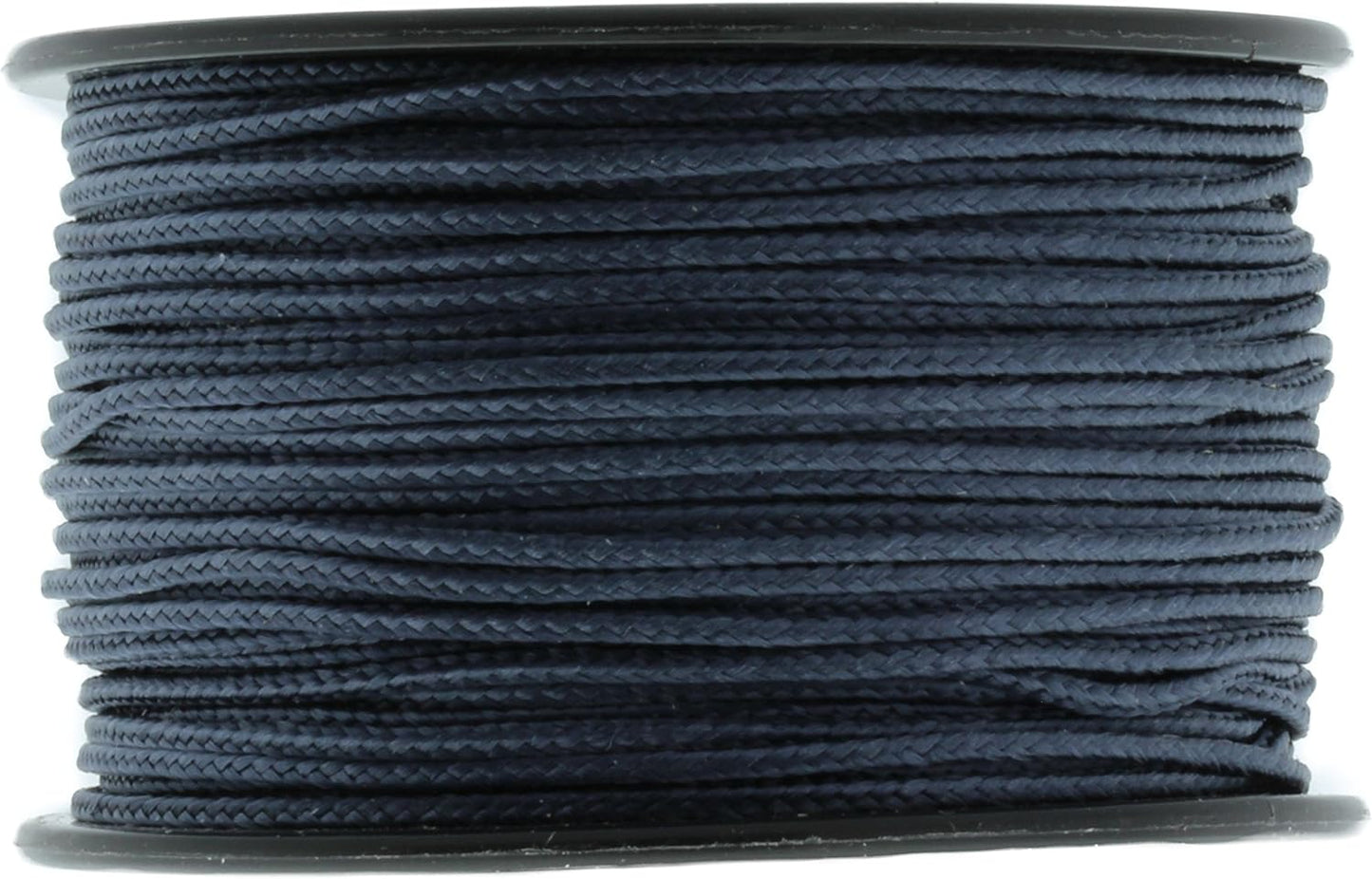 JIG PRO SHOP Black 1.18mm x 125' Micro Cord Paracord - Made in The USA