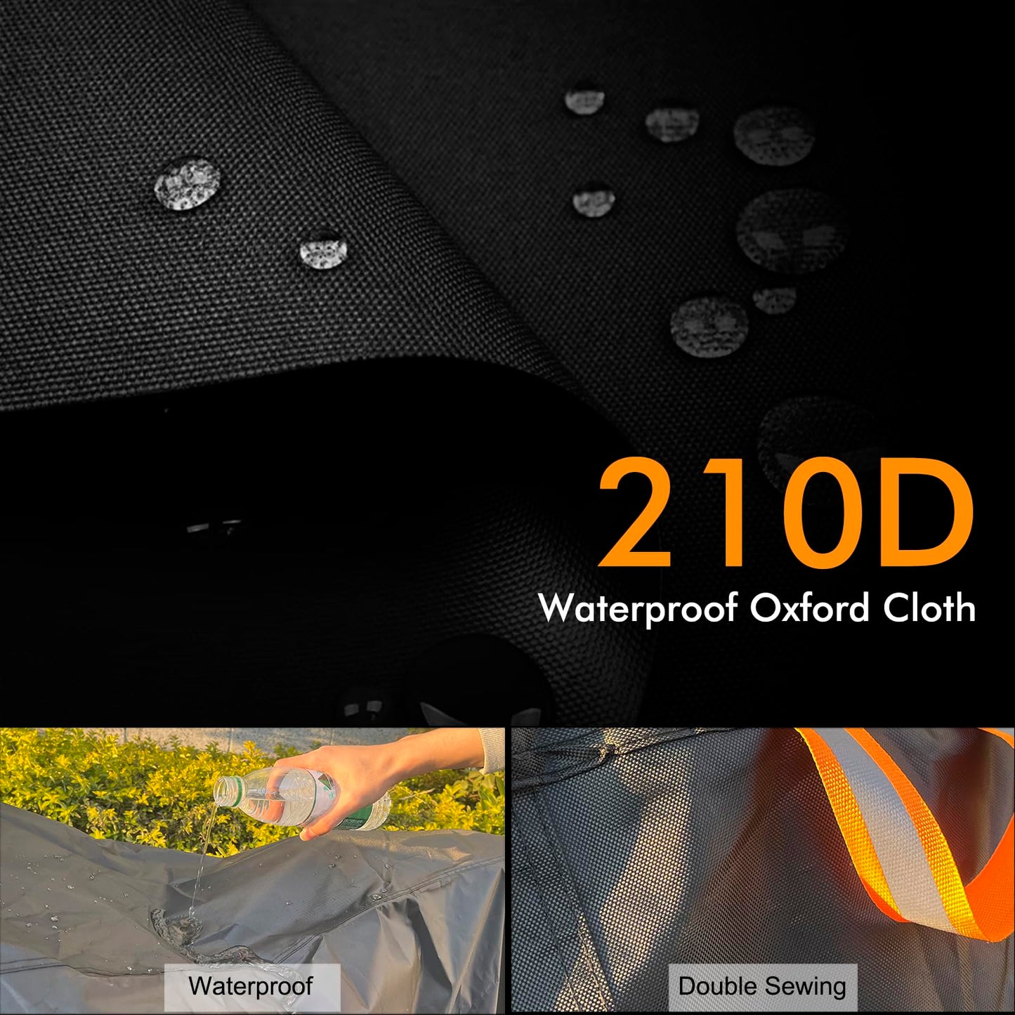 Bike Cover Waterproof Outdoor, Bicycle Cover Outdoor Storage Waterproof Protect from Rain Dust UV for Ebike Electric Bike Mountain Road Bike (XL for 1 Bike)
