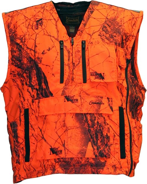 Blaze Orange Big Game Hunting Vest - Gamehide Mountain Pass Extreme