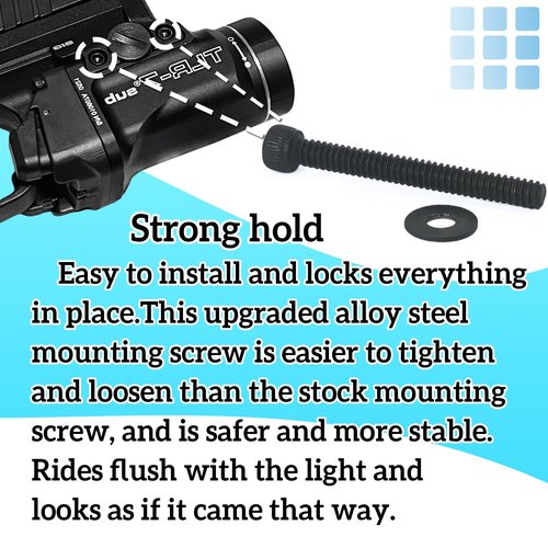 TLR Screw Kit Compatible with StreamLight TLR-7, 7A, 7 SUB, 8, 8A, 9, 10, RM, RM II, VIR II, Replacement Parts