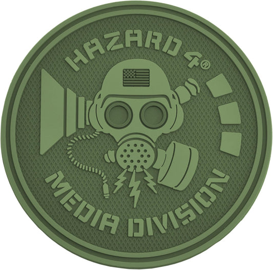 HAZARD 4 Media Division Patch - Green, OD Green