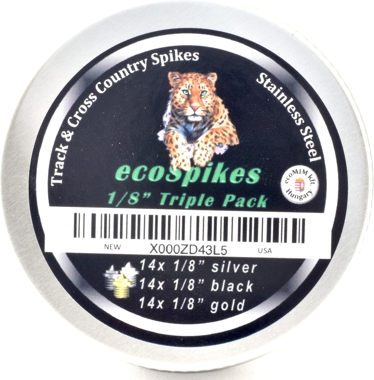 Triple Pack - 1/8 inch Steel Track and Cross Country Spikes