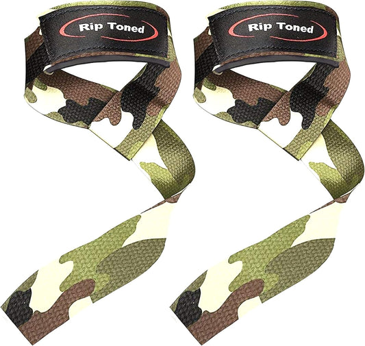 Rip Toned Performance Wrist Straps For Weightlifting - 23" Weight Lifting Straps for Men, Women (Padded) - Cotton Gym Wrist Wraps for Deadlift, Strength Training, Powerlifting, Bodybuilding