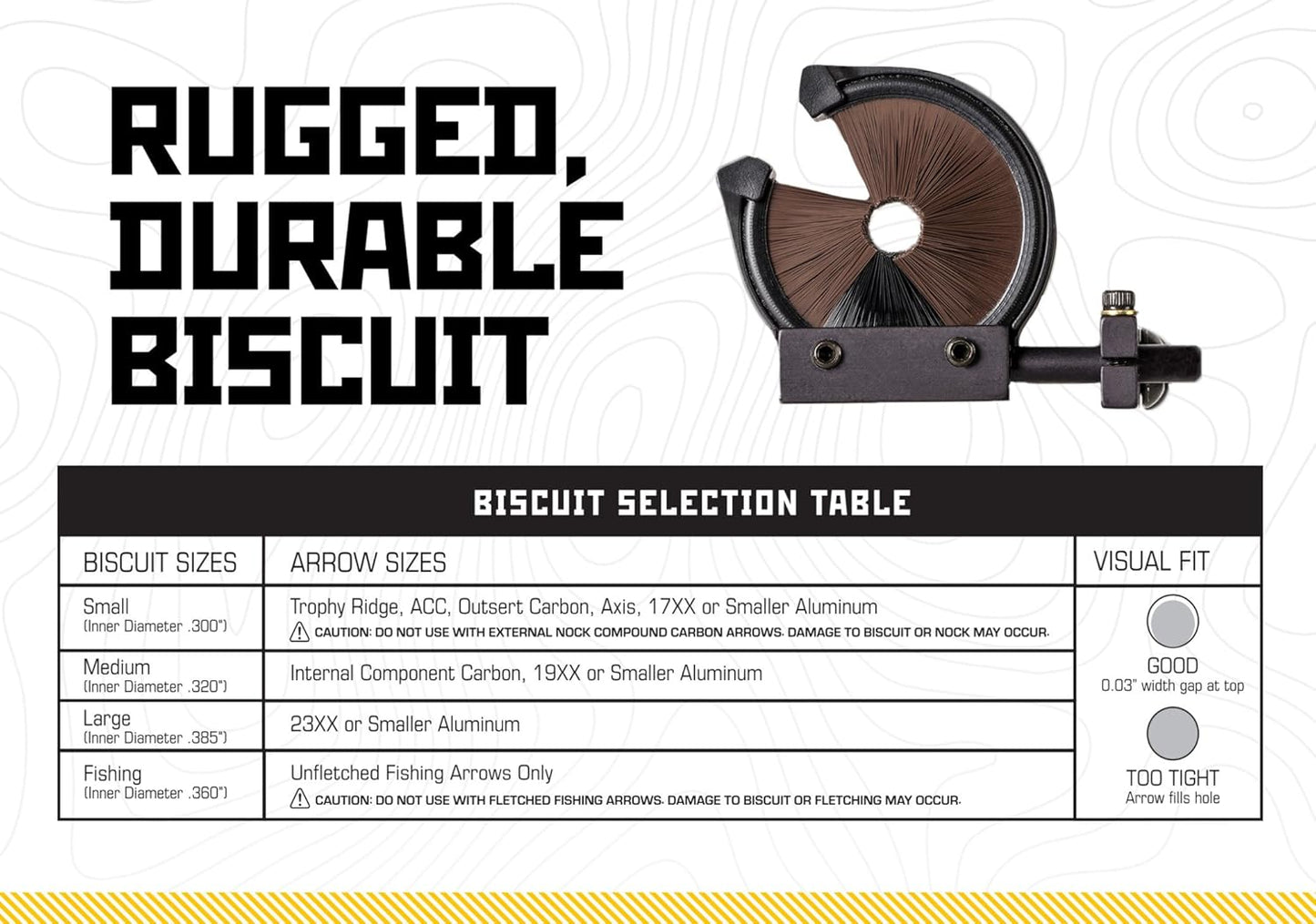 Trophy Ridge Whisker Biscuit Original Quick Shot Archery Arrow Rest - Trusted Choice for Bowhunters, Durable Lightweight Construction, Quiet Loading, Medium Right-Handed Design