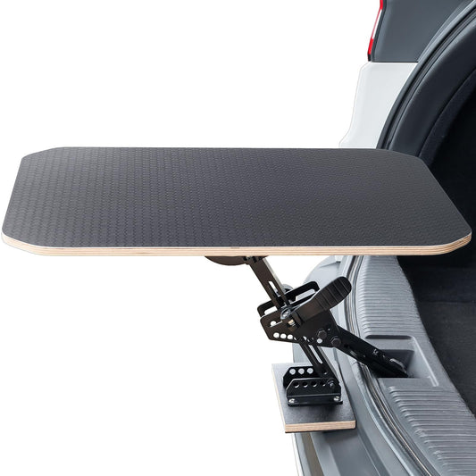 Generic Car Tail Table Portable Tailgate Camping Table for Cars, Vans & SUVs | Folding Outdoor Vehicle Table for Camping, Road Trips, Tailgating, and On-The-Go Workspaces