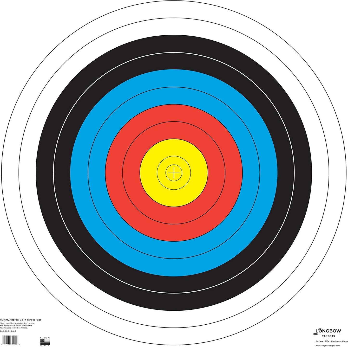 Archery 40cm & 80cm Targets by Longbow (