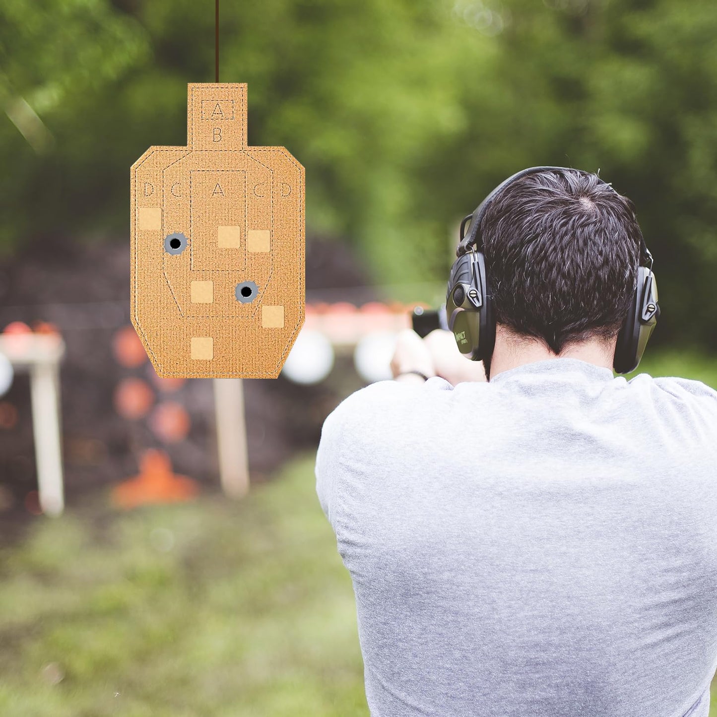 9000 Pcs/ 9 Rolls Target Pasters 0.87 Inches Square Target Stickers Self Adhesive Shooting Stickers Paper Labels for Pistol Shooting Range Practice, 1000 Per Roll