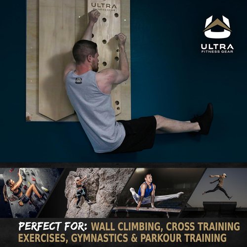 Climbing Pegboard 51 Inch, Climbing Hold Cross Training Exercise Equipment, Climbing Wall Training Ladder for Fitness, Agility and Muscle Strength