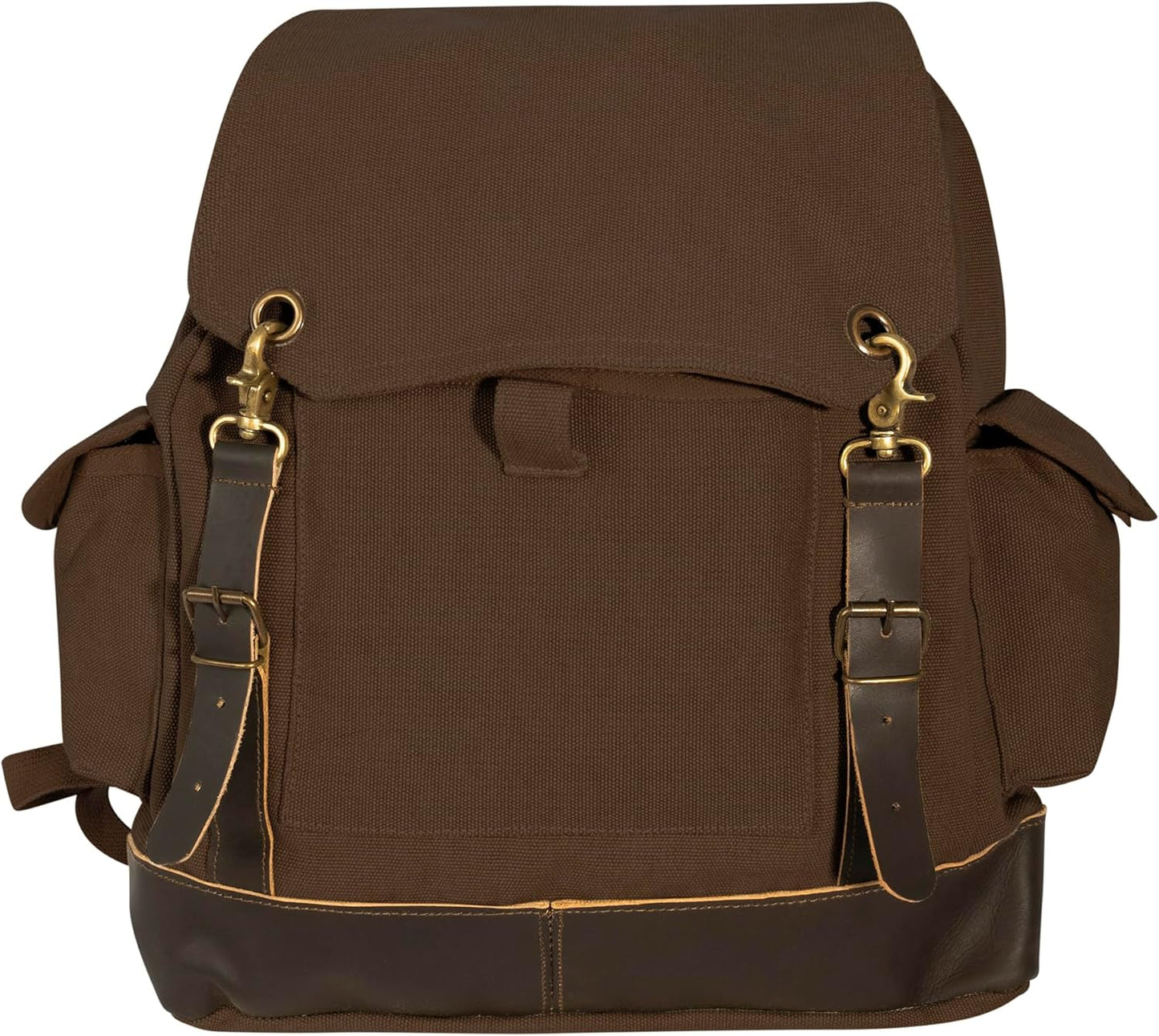 Rothco Vintage Expedition Rucksack - Classic Canvas Backpack for Everyday Adventures