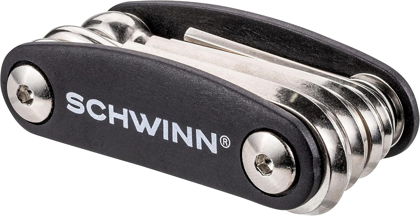 Schwinn Bike Repair Tool Kit, Multi-Purpose for Bicycle Repairs, Easy-to-Carry Tool Kit, Portable and Convenient Design Bicycle Essentials Easy Road Riding