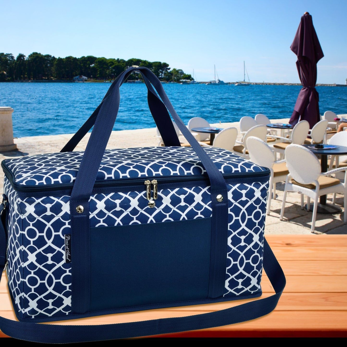 Picnic at Ascot 64 Can Capacity Semi Rigid Collapsible Leakproof Cooler- Designed & Quality Approved in The USA -2 Pack