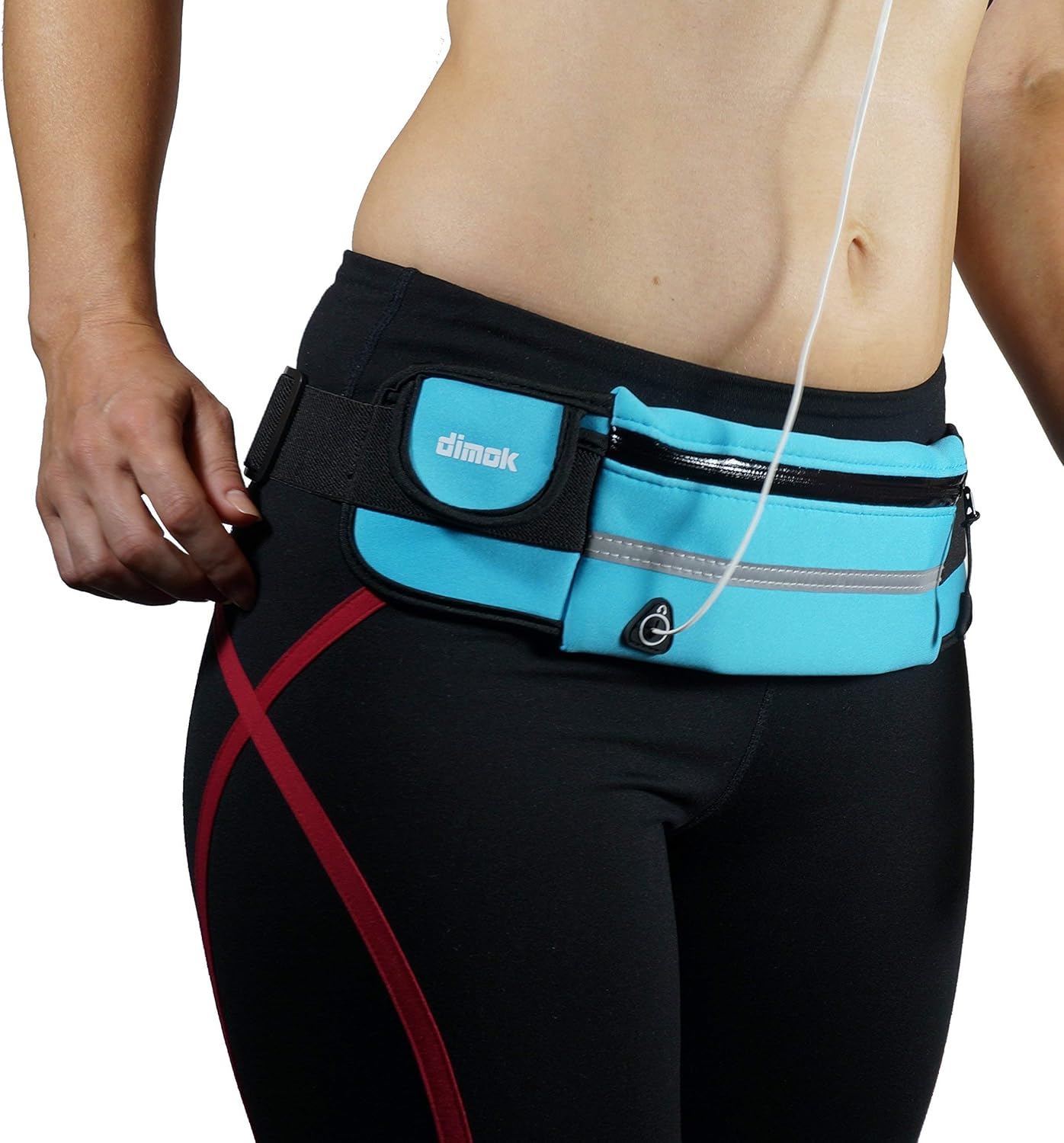 Running Belt Waist Pack - Water Resistant Runners Belt Fanny Pack for Hiking Fitness – Adjustable Running Pouch for Phones iPhone Android