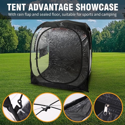 CDEN Sport Tent, Instant Tent, Changing Tents, Bubble Tents, Pop Up, with Sealed Floor, rain Fly, for Sports, Event, Camping (2-3 Person)