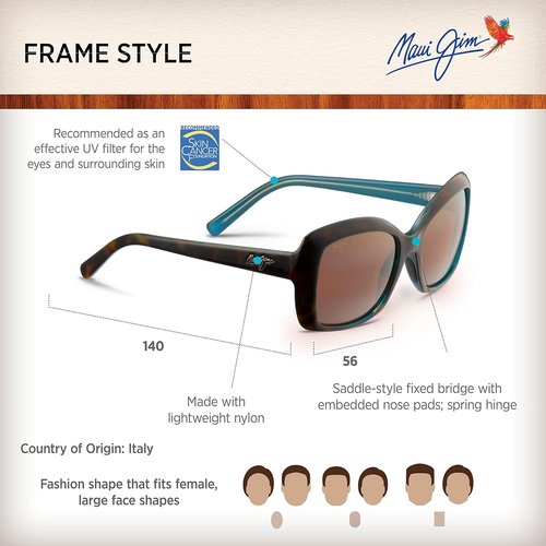 Maui Jim Women's Orchid Polarized Fashion Sunglasses