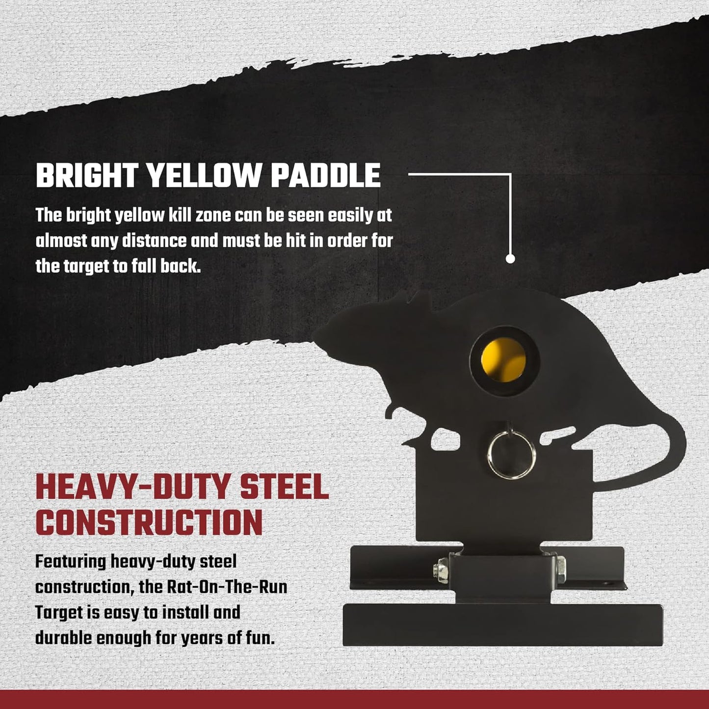 Air Venturi Rat-On-The-Run Target for Airguns - Realistic Shooting Practice