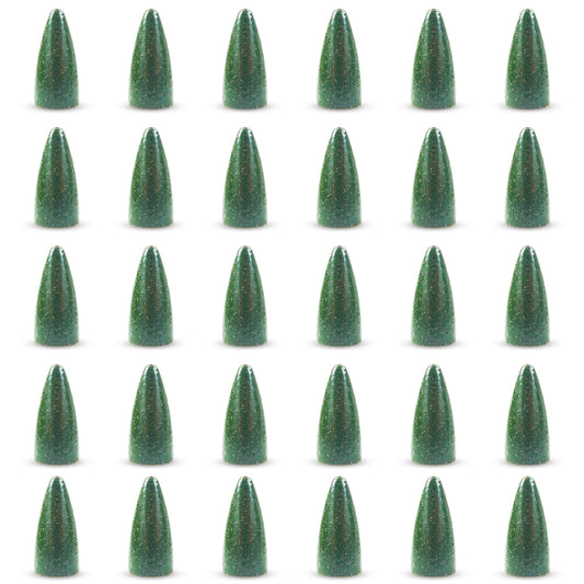30Pcs Bullet Fishing Worm Slip Sinkers Weights - Texas Rig and Carolina Rig Weights for Bass Fishing Size 1/2oz 3/8oz 1/4oz 3/16oz 1/8oz 1/16oz (1/8oz)