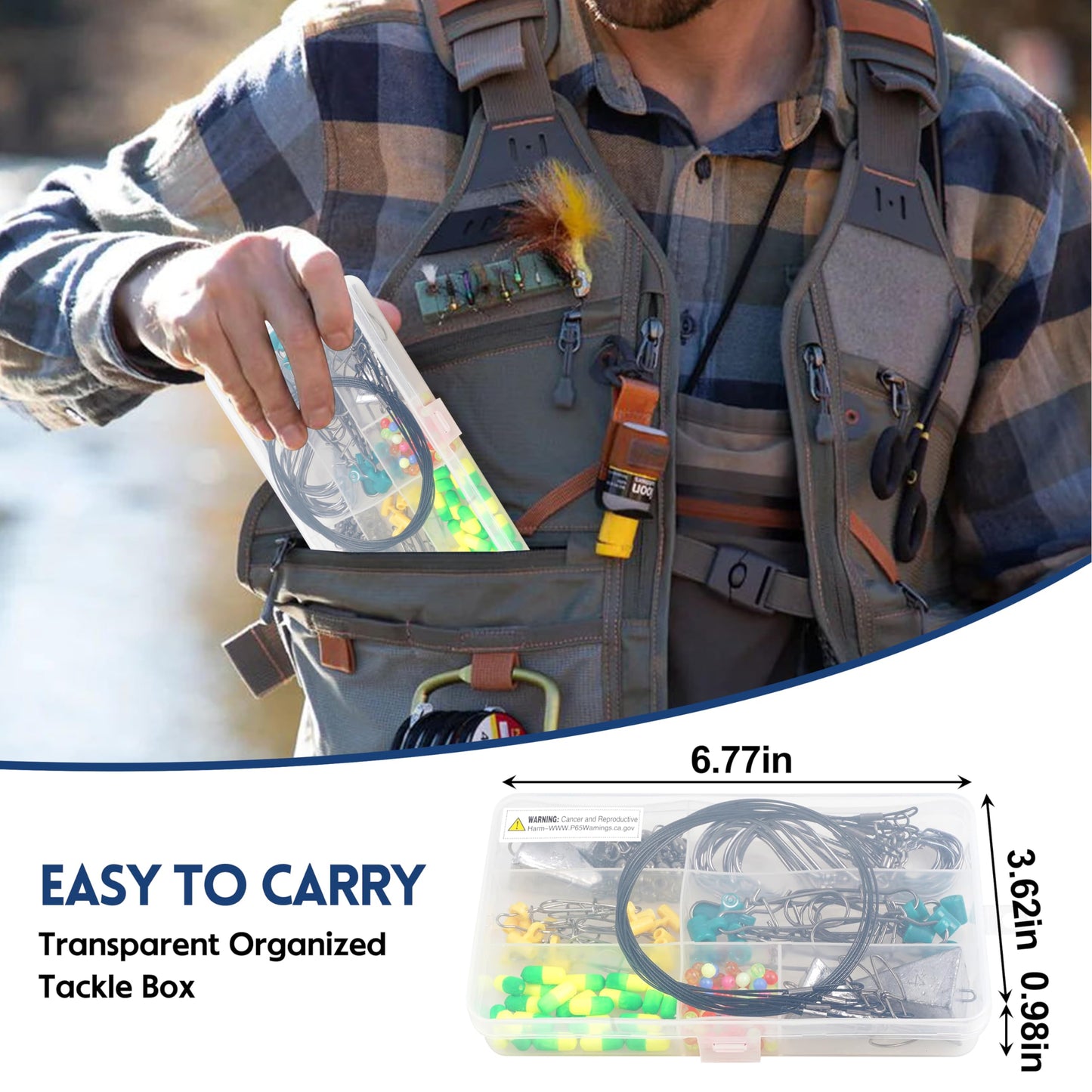 129pcs Surf Fishing Tackle Kit Fish Finder Rig Surf Fishing Rigs Include Pyramid Sinker Weights Sinker Slider Wire Leaders Hooks Swivels Beads Foam Floats Saltwater Fishing Accessories
