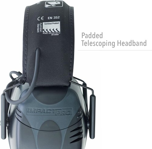 Howard Leight by Honeywell Impact Pro Sound Amplification Electronic Earmuff (R-01902)