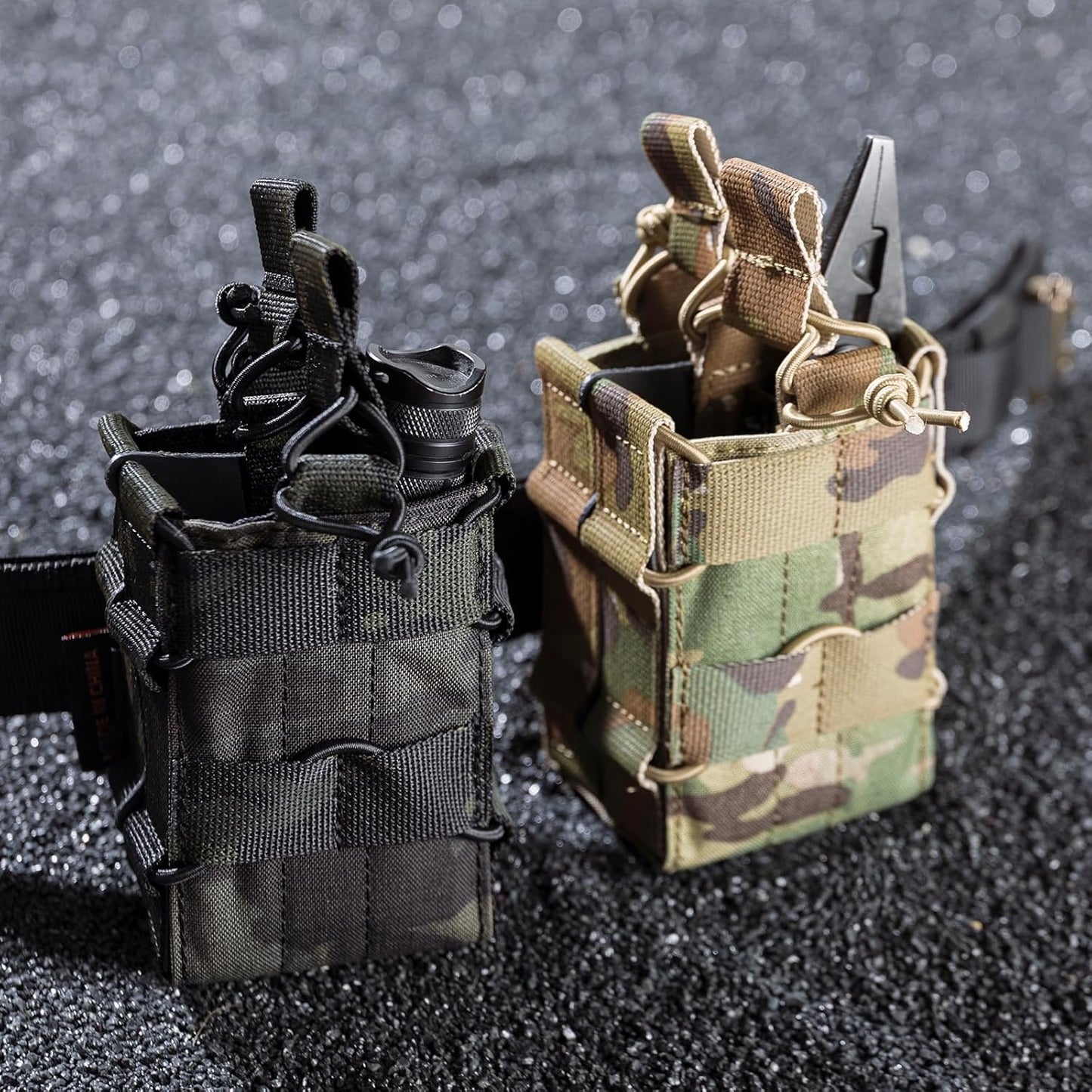 EXCELLENT ELITE SPANKER Tactical Molle Single/Double Open-Top Mag Pouch for M4 M14 M16 AR15 G36 Magazine