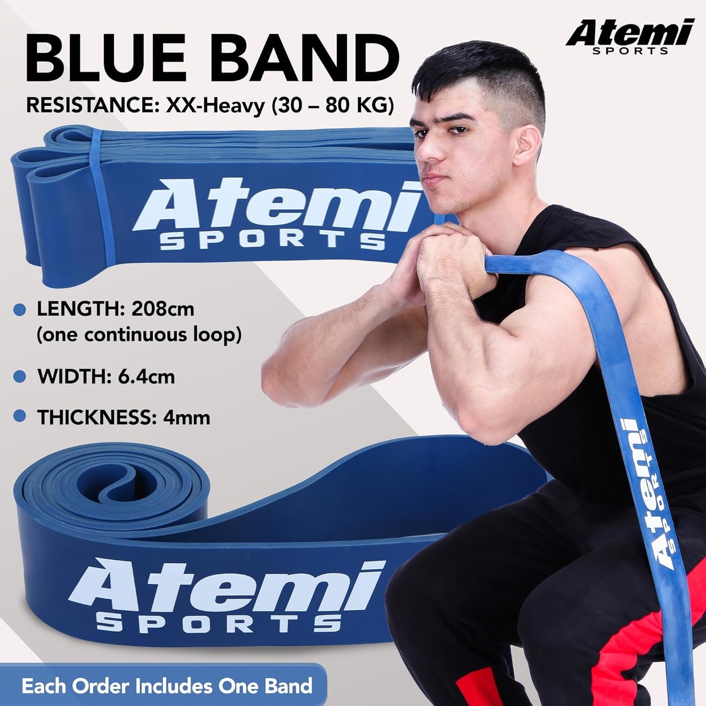 Exercise Bands for Working Out | Long Resistance Pull Up Bands for Men & Women | Workout Resistance Loop | Gym Elastic Band for Workouts, Calisthenics, Crossfit and Physiotherapy