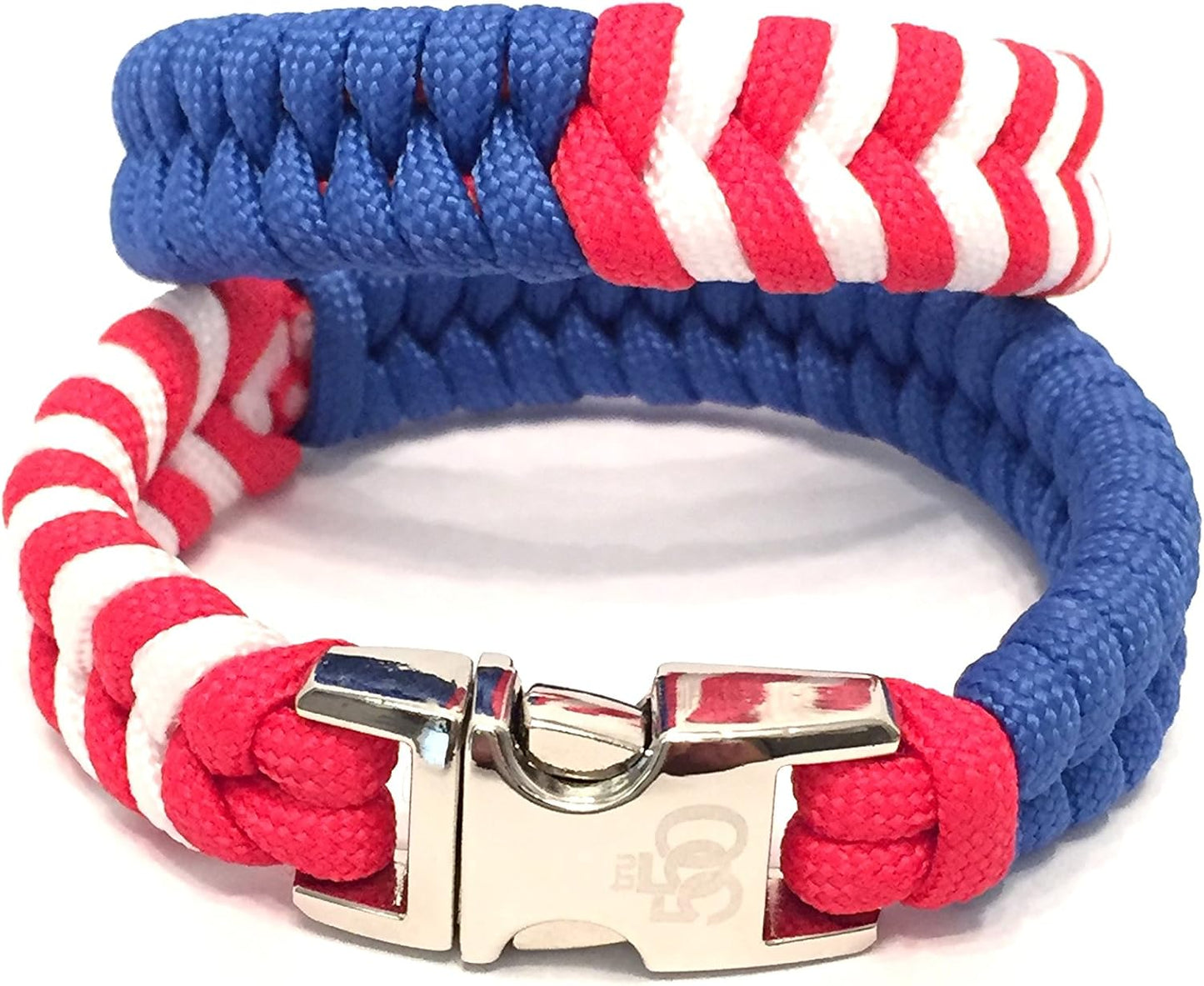 American Flag Paracord Survival Bracelet (Size 7.5)