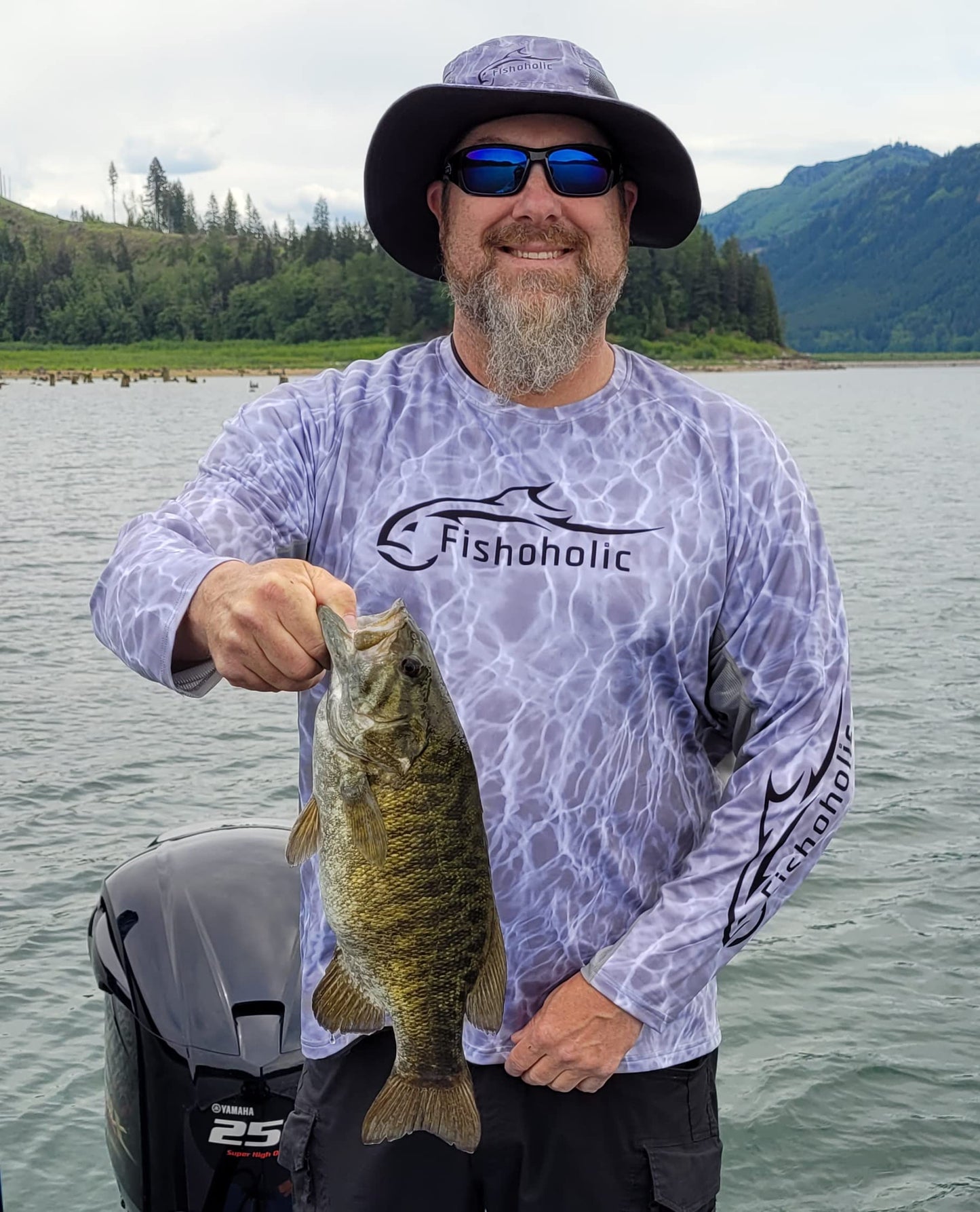 Fishoholic Polarized Bi-Focal Fishing Sunglasses with Reader Magnification (1.5x, 2.0x, 2.5x Options) and UV400 Protection