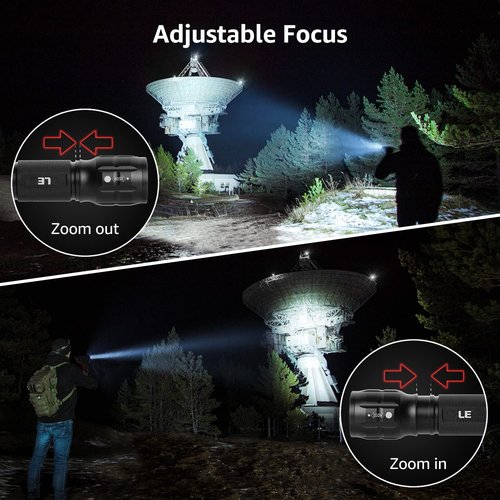 Lighting EVER Bundle – 2 Items：1000LM Rechargeable LED Camping Lantern & High Lumens LED Flashlights