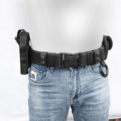 ZGJINLONG Duty Belt Rig police Tactical Utility Guard Modular Law Enforcement cinturon spy defense batman Military Equipment System Pouches Kit Belt