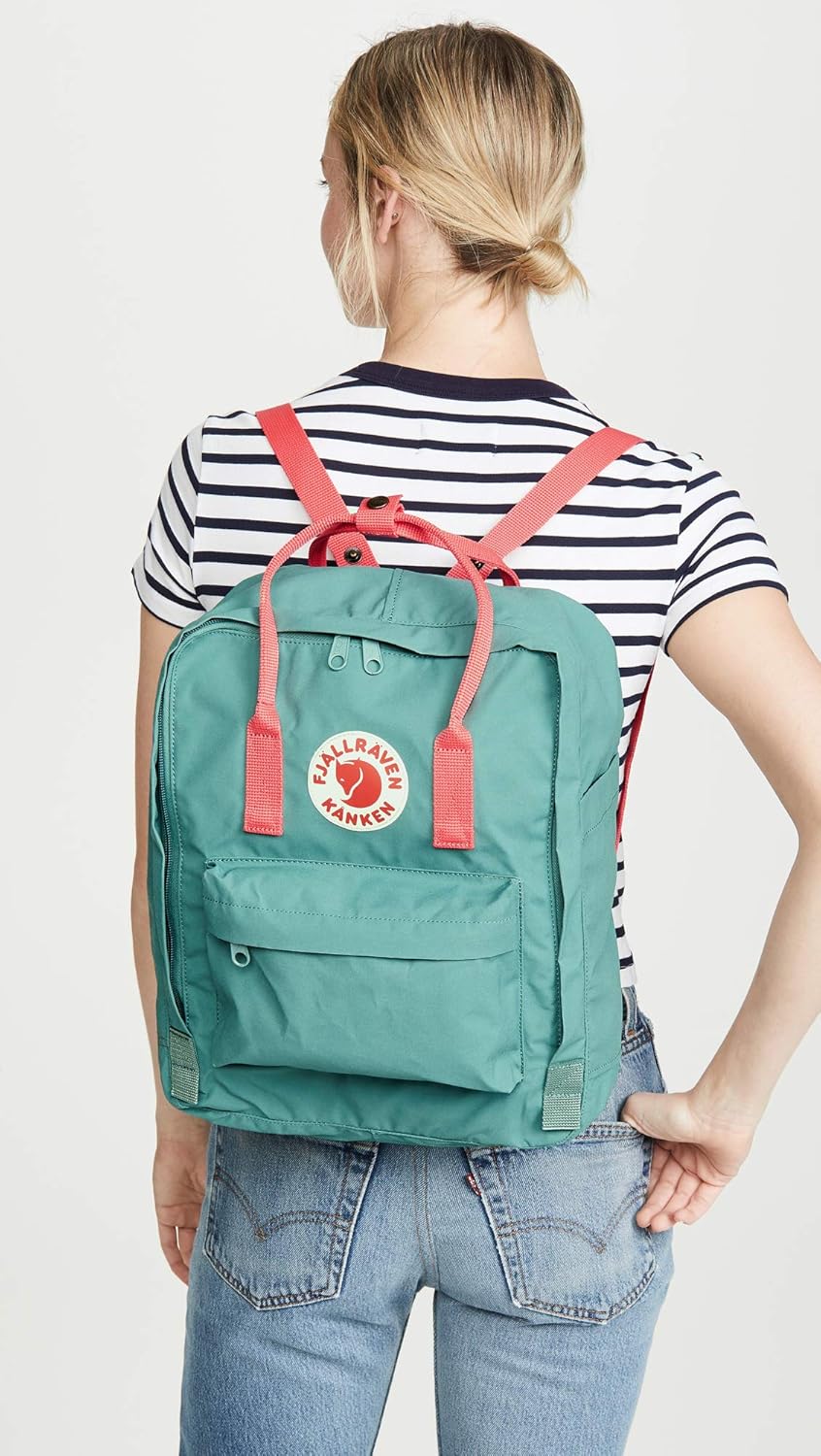 Fjällräven Kånken Frost Green/Peach Pink One Size