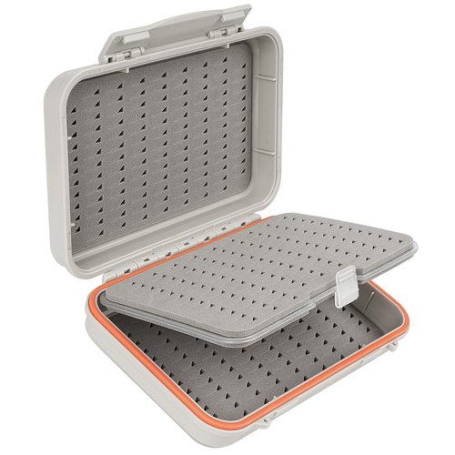 QualyQualy Fly Fishing Box, Fly Box Flies Case Jig Organizer Transparent Fly Fishing Tackle Box, Super Slim Flies Streamer Storage