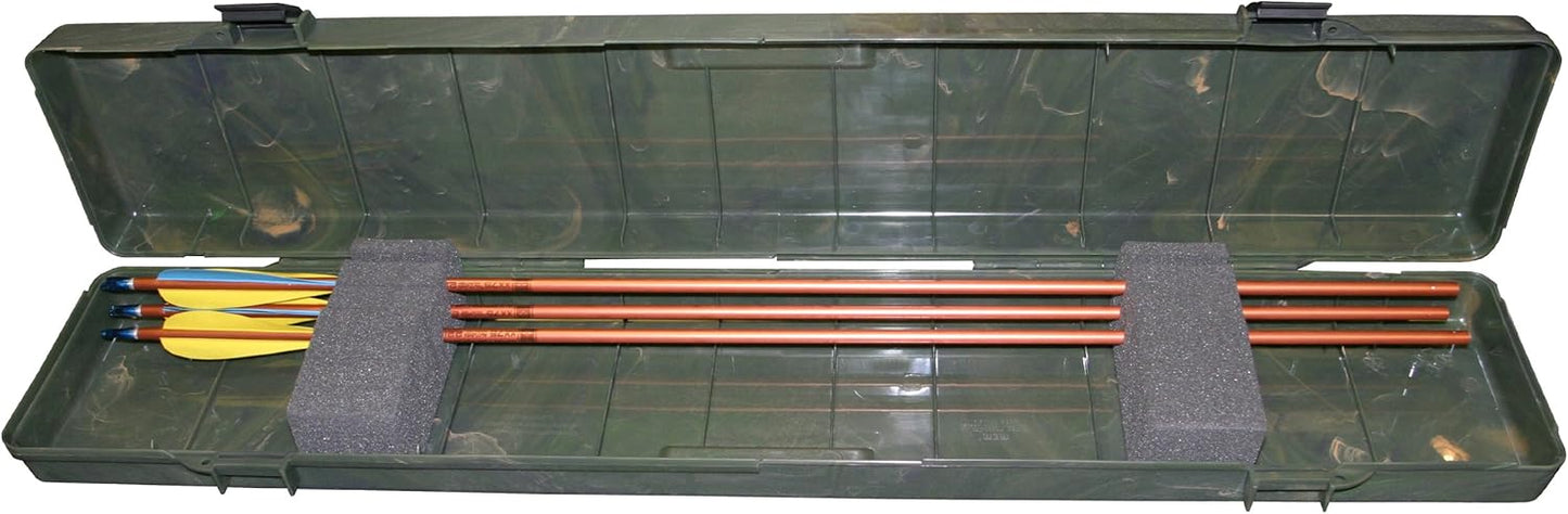 MTM BH-18S Compact Arrow Case, Holds 18 Arrows up to 35.75", Snap-Lock Latch, USA Made