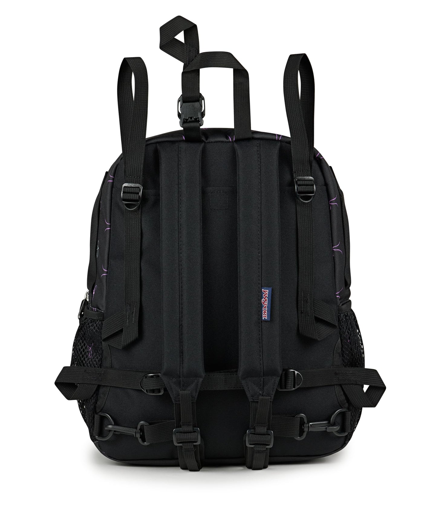 JanSport Central Adaptive Backpack – Wheelchair & Walker Compatible, Tuck-Away Shoulder Straps, Adjustable Backrest Loops & Anchor Straps, Iconic Design, Bad Bows