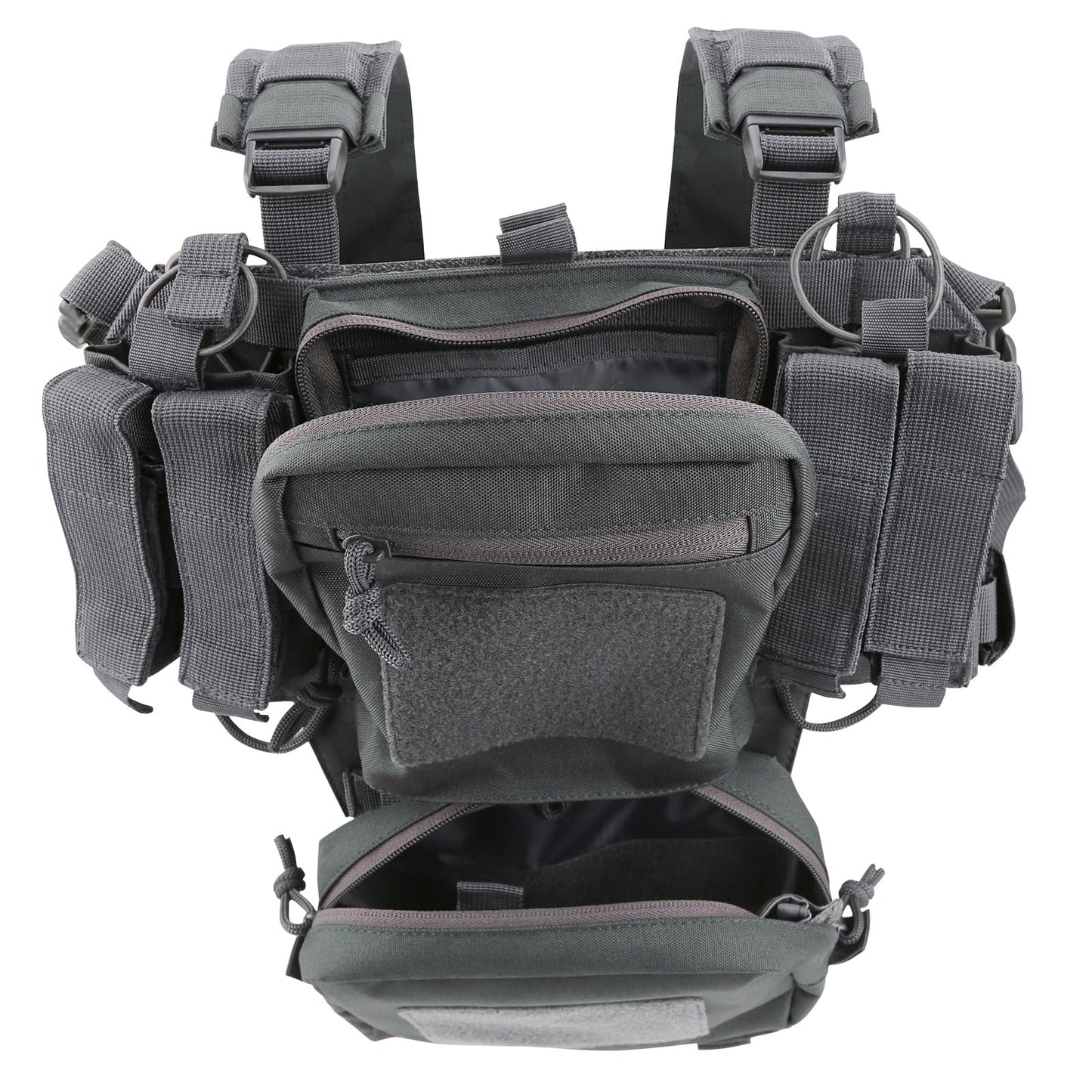 REEBOW GEAR Tactical Chest Rig with Mag Pouches - Grey