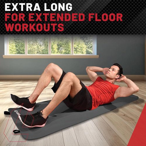 Lifeline Exercise Mat Pro -72"X23"X5/8"-Multiple Color options