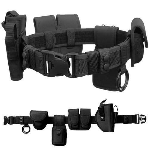 ZGJINLONG Duty Belt Rig police Tactical Utility Guard Modular Law Enforcement cinturon spy defense batman Military Equipment System Pouches Kit Belt