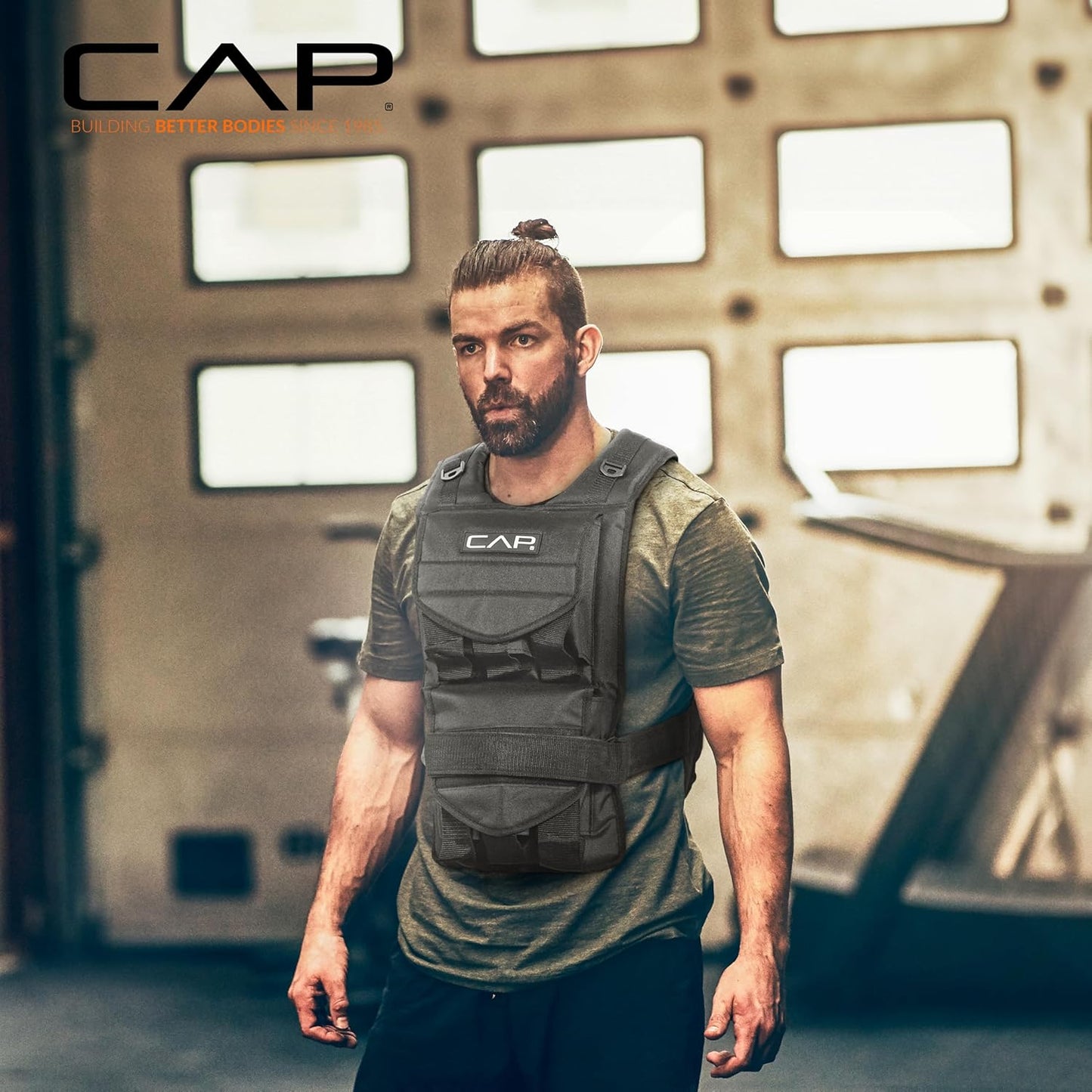 Adjustable Weighted Vest by CAP Barbell | Custom Fit for Enhanced Workouts