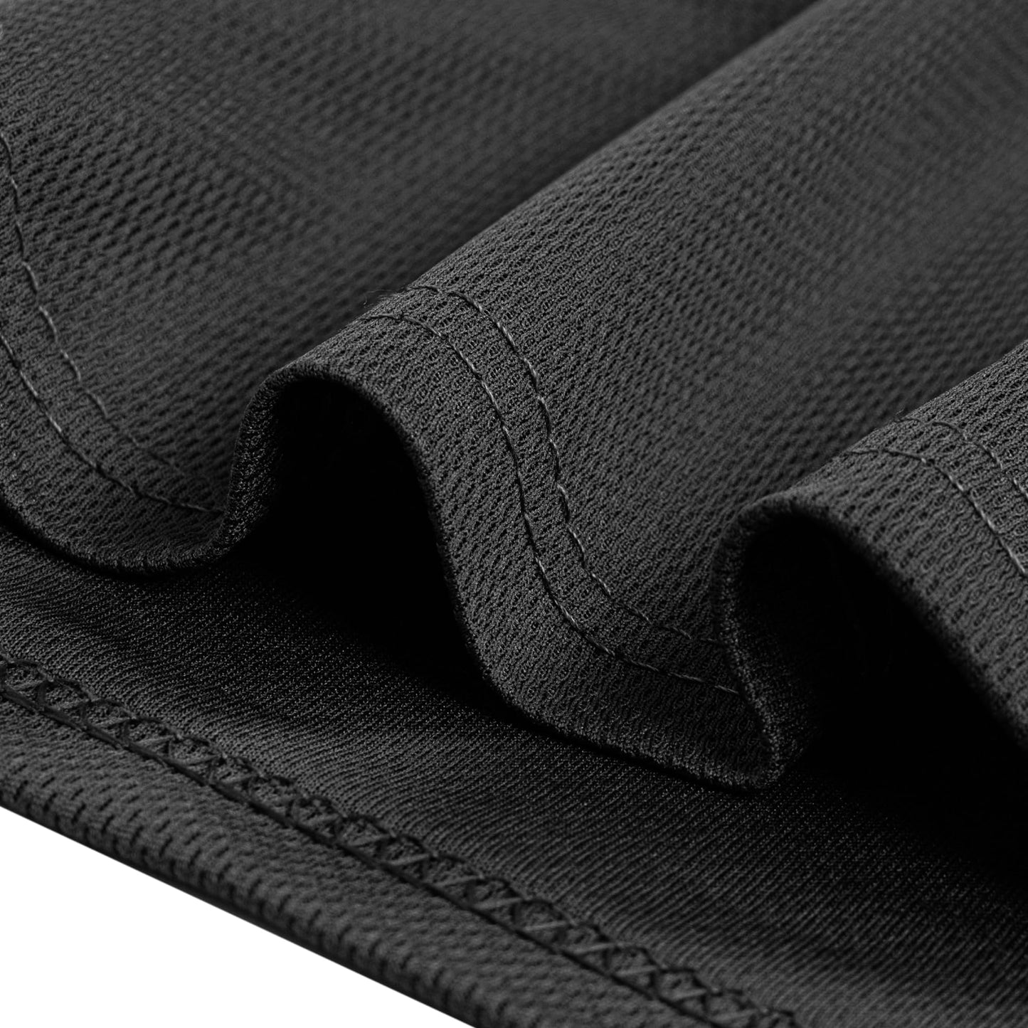 Men’s Running Gym Workout Short Sleeve Dry Fit Moisture Wicking Crew Neck T Shirts Athletic Sport Tee Tops 12 Pack-L-Black