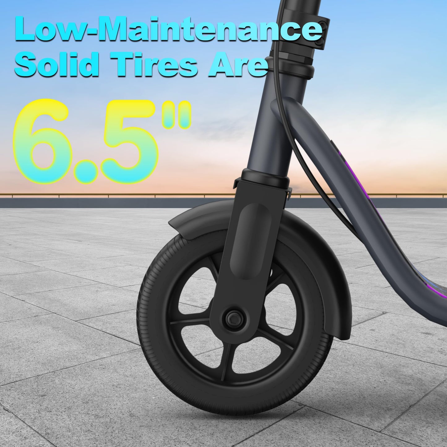 Electric Scooter Adults, 19 MPH Max Speed & 15 Miles Range, 350W Motor, Lightweight Foldable E Scooter with Dual Brake, Lighting System, Smart APP