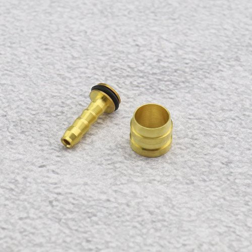 ECSiNG 10 Sets Bike Olive and Connection Inserts Compatible with Tektro Hydraulic Disc Brake Hose Cycling Components Spare Parts