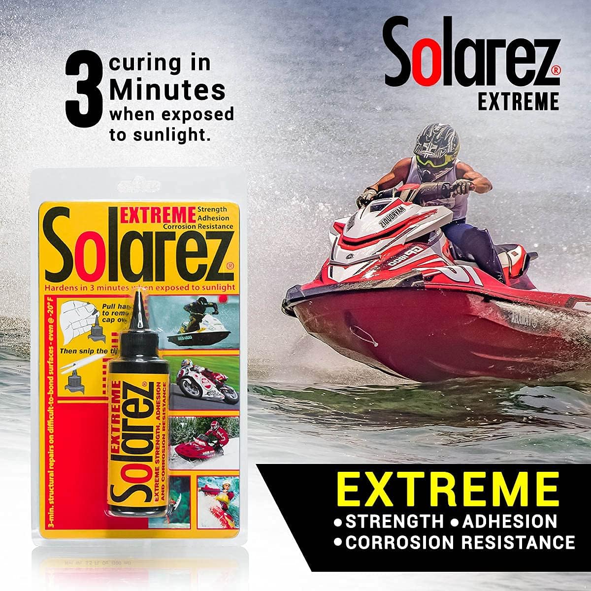 SOLAREZ Artisan Epoxy Resin Kit - Clear, UV-Resistant, 16 oz for Crafts & Repairs