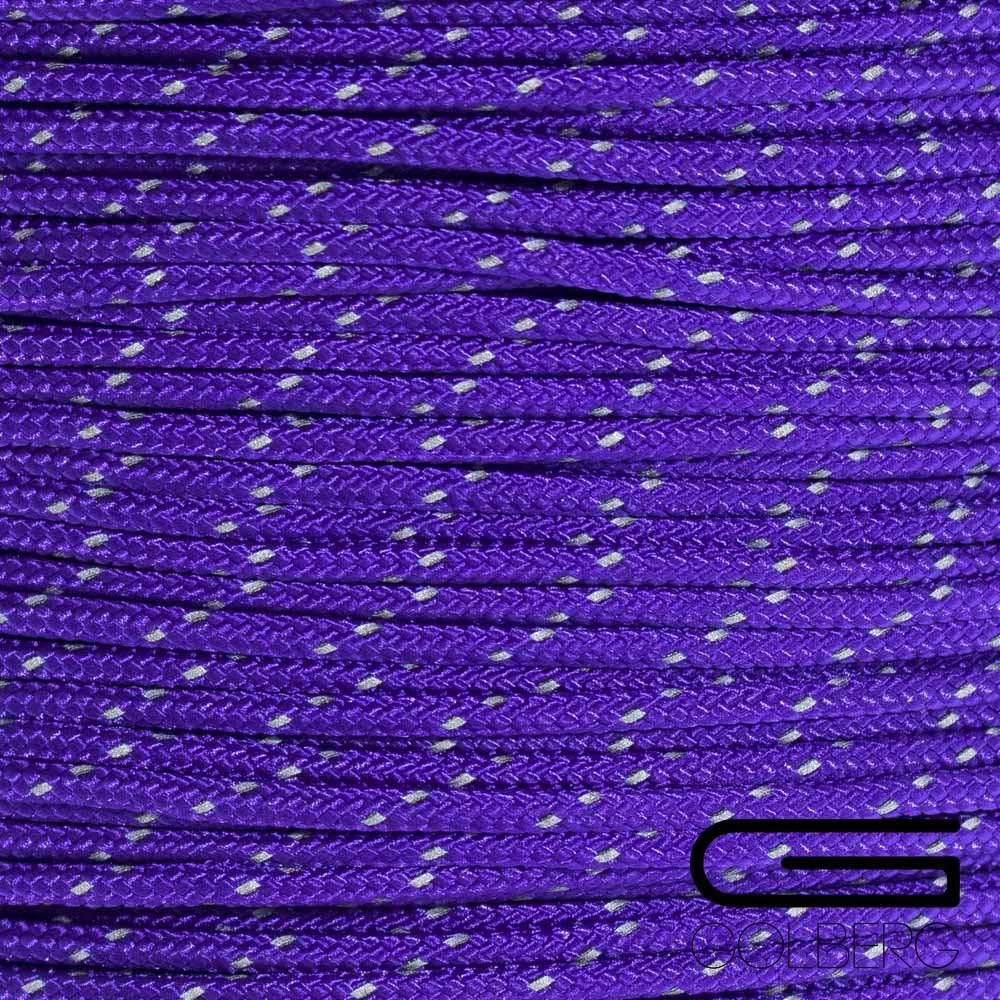 GOLBERG G 1.8mm Fluorescent Reflective 95lb Paracord – 20 Meters – Perfect for Guyline, Tent Rope, Camping, Hiking – (Reflective Neon Turquoise/Scarlet Red)