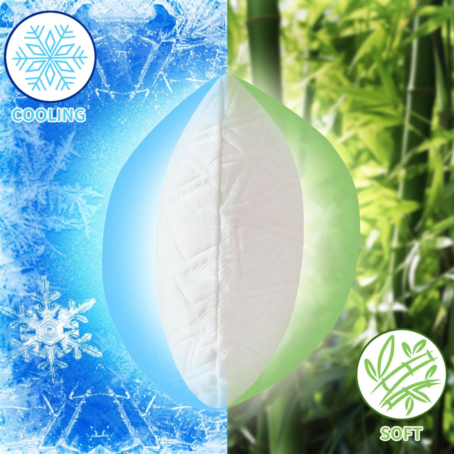 Furlupy Small Shredded Gel Memory Foam Pillow，Camping Pillow Travel Pillow- Adjustable for Contoured Support -Portable Ideal for Backpacking, Camping, Travel, Car, Airplane,Office Nap