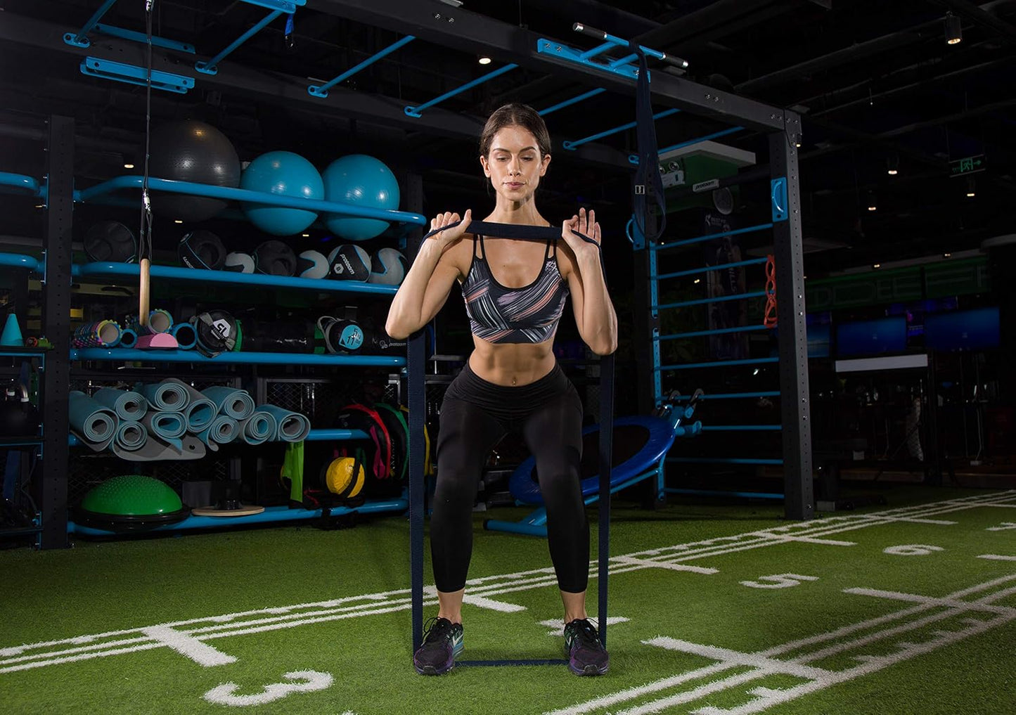Vitos Fitness Polyester V-Power Band | Allergy Prevention Snap Proof Pull Up Assist Heavy Duty Resistance Mobility Lifting Perfect Body Stretching Training