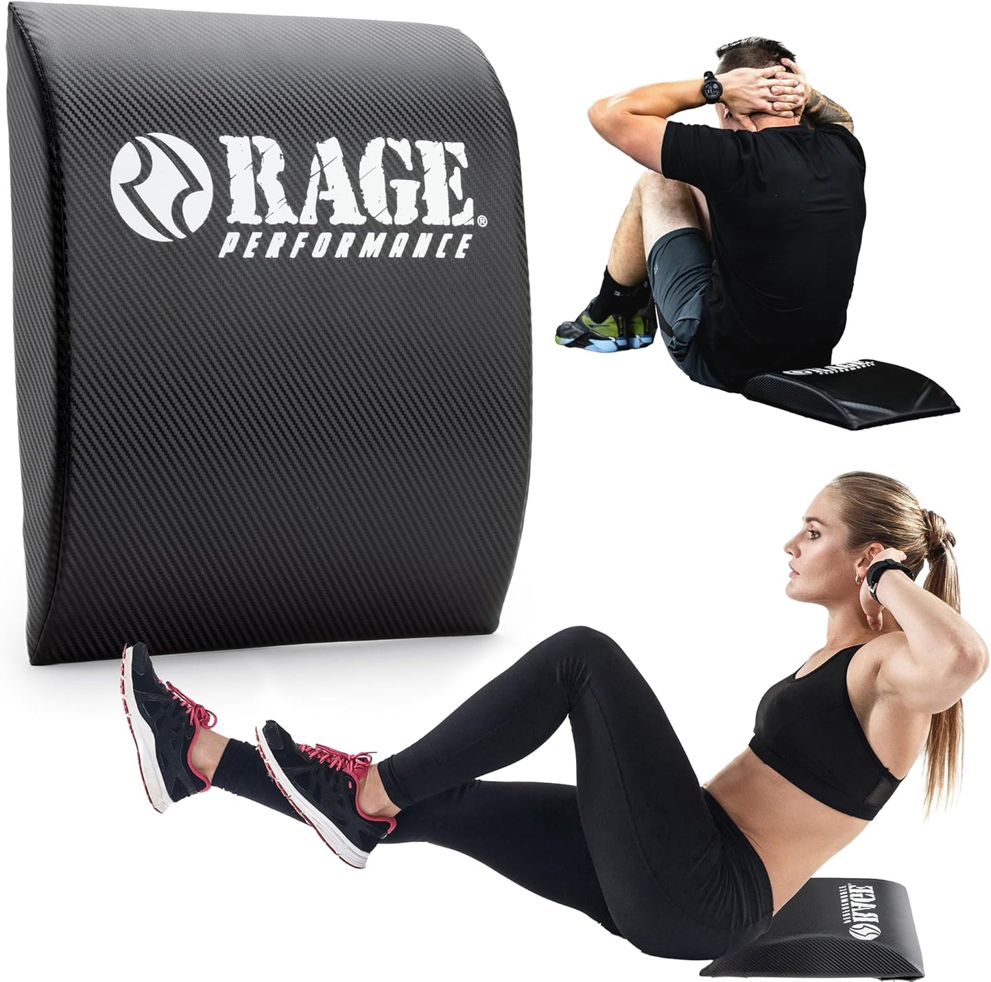 Abdominal Mat, Ab Mat, Core Trainer, Crossfit Core Workouts, Sit ups, Crunches - Workouts Included
