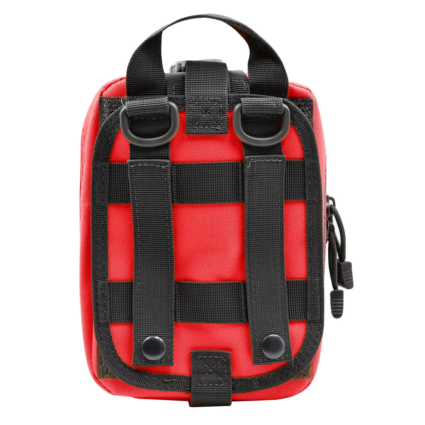 Gogoku 2-Pack First Aid Pouch 1000D Nylon Tactical Molle Medical Pouch Utility Pouch for Outdoor Activities Medical Supplies Bag Only Red