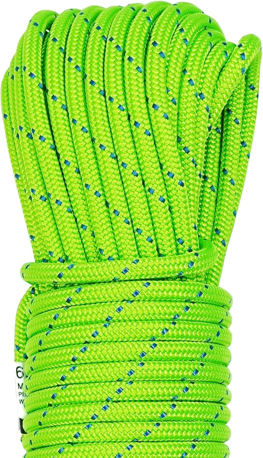 GM CLIMBING 6mm Accessory Cord Rope Double Braid CE/UIAA