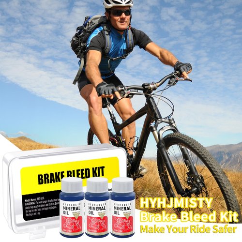 Brake Bleed Kit for MAGURA Hydraulic Disc Brakes, Bicycle Hydraulic Brake Bleed Kit with 180 ML Mineral Oil Brake Fluid